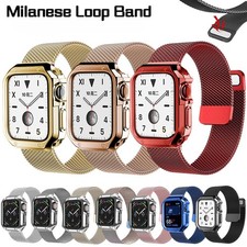 Magnetic Metal Watch Band Strap Case For Apple Watch 11 10 9 8 7 6 5 4 3 2 1 SE
