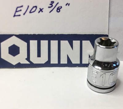 Quinn E10 x 3/8''  Torx Star Socket , Female External Free USA Shipping