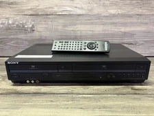 SONY SLV-D380P DVD VCR VHS Combo Player & Recorder - Tested Works W/ Remote