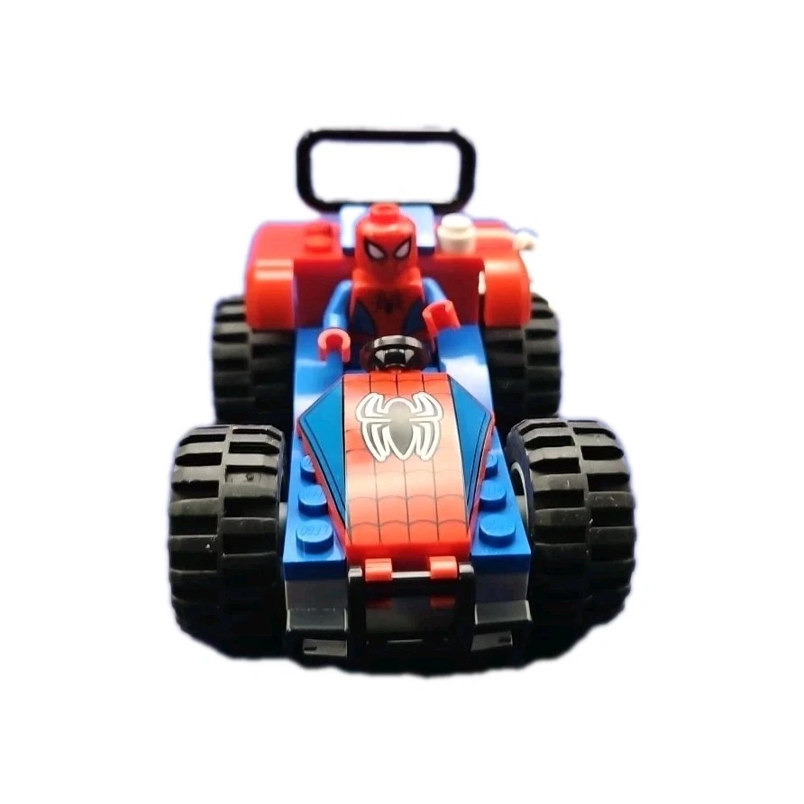 LEGO Marvel Spider-Man Coche 76133 Completo con Manual de Instrucciones Duende Verde Foto 3 de 4