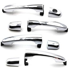 Set of 4 Front Rear Left Right Exterior Chrome door handle 1 Set for Kia