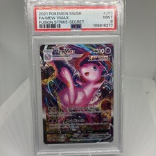 Pokémon Mew VMAX Fusion Strike 269/264 Secret Rare Alternate Art PSA 9