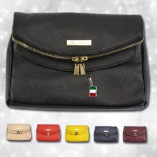 Florence 2in1 Schultertasche Clutch Farbwahl Echtleder Damen Tasche OTF803X