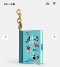LAST ONE Coach Handbag Book Charm - The Try Everything Life by Yan Xiaoyu - NWT