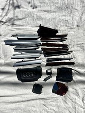 2009-2016 B8 B8.5 Audi S4 OEM Brushed Aluminum Door Console & Dash Trim Set (TL)