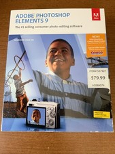 Adobe Photoshop Elements 9 Win/Mac 2-Discs with Serial Number Costco