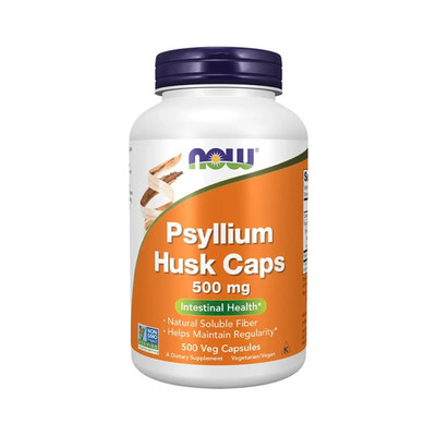 Now Foods Psyllium Husk Caps 500mg (500 vcaps) (104,53 EUR/kg)