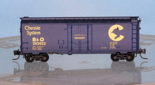 Micro Trains 14115-2, Spur Z, B&O 40´ Std. Boxcar , für Märklin Miniclub | Zustand: Gebraucht