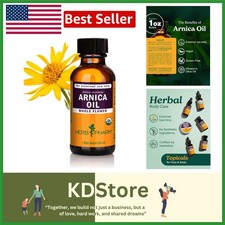 Pure Certified Organic Arnica Oil for Natural Pain Relief