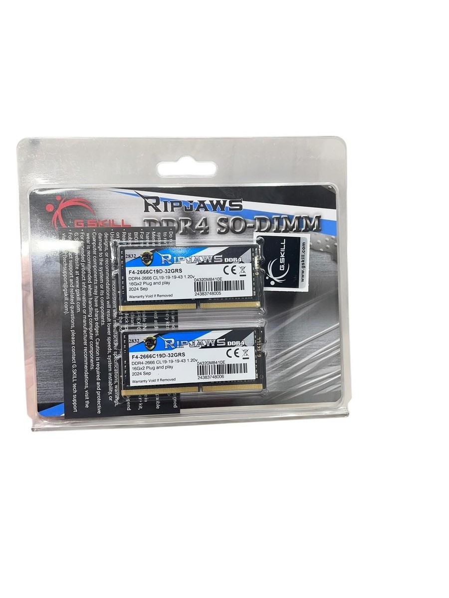 G.SKILL Ripjaws DDR4 SO-DIMM Series laptop memory DDR4 RAM 32GB