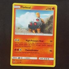 Torkoal 11/73💯MINT💯Shining Legends Pokemon Card TCG