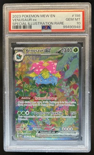2023 Pokemon SV 151 Venusaur ex Special Illustration Rare #198/165 PSA 10