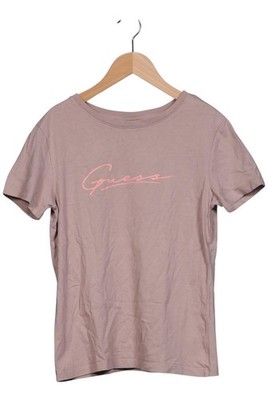GUESS T-Shirt Damen Shirt Kurzärmliges Oberteil Gr. M Pink #jhk52z6