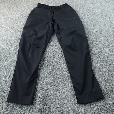 #ad #ad Nike Pants Mens M Black Club Tech Woven Swoosh Drawstring Jogger Performance Gym $34.99