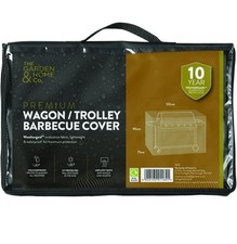 Waterproof PREMIUM Wagon/Trolley  large Barbecue BBQ Cover Grey Garden