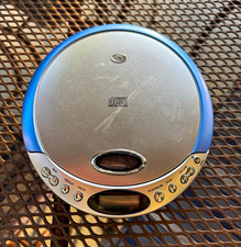 Durabrand CD-985 Discman CD Player Silver/Blue AM/FM TESTED / WORKING