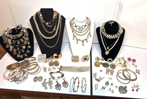 Vtg to Now Costume Jewelry Lot 3 lbs 67 Pcs Signed Unsigned Monet Napier Coro ++