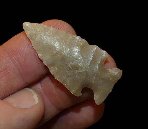ECKKERBE TEXAS AUTHENTISCHE INDISCHE PFEILSPITZE ARTEFAKT SAMMLERSTÜCK RELIKAT