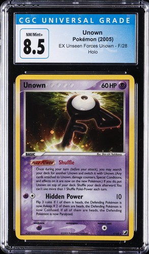 Unown graded CGC 8.5 for sale on eBay