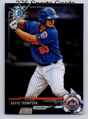 David Thompson 2017 Bowman Draft Chrome New York Mets #BDC-146