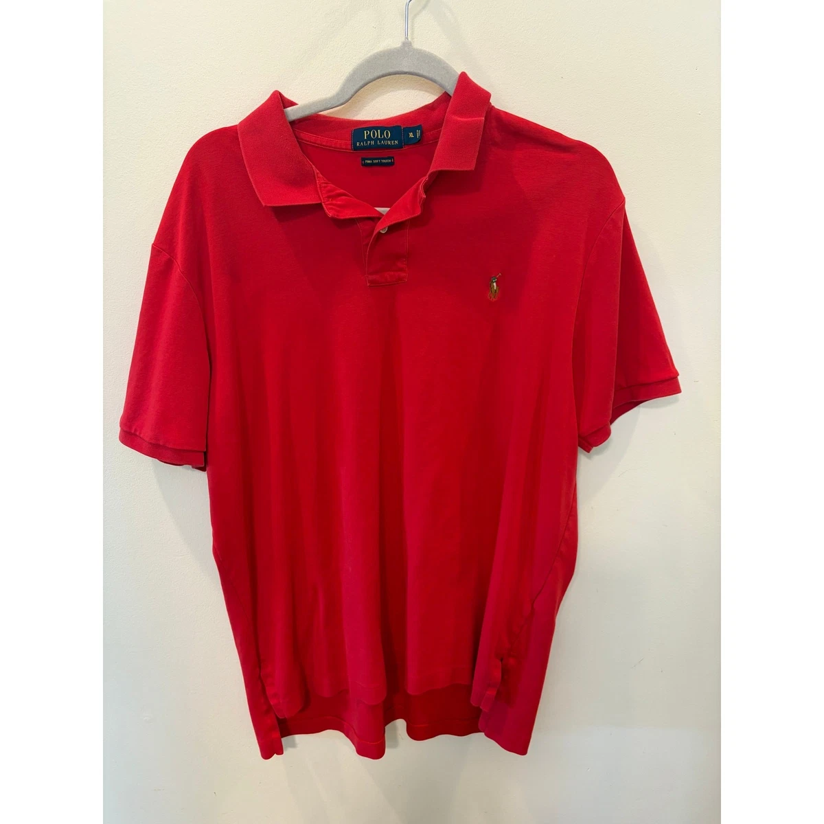 Polo Ralph Lauren Red Size XL Polos for Men for sale | eBay