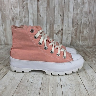 Converse Chuck Taylor All Star Lugged High Top Peach Women's Sneakers