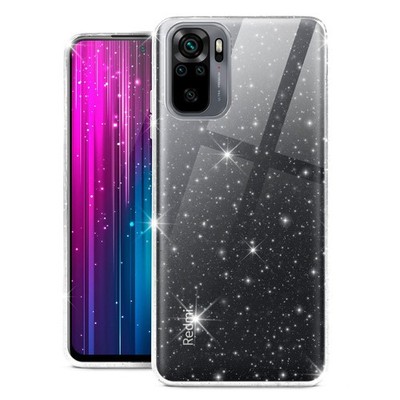 Hülle für Xiaomi Redmi Note 10 / 10S Glitzer Hülle  Silikon Case Schutz Cover