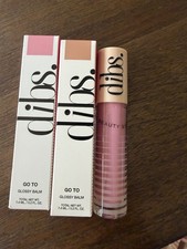 DIBS GO TO GLOSSY BALM LOT of 3 0.2 fl oz ** ...