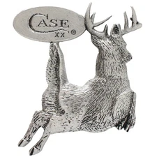 CASE XX KNIVES RUNNING DEER CASE XX PEWTER HAT PIN (PDEERHP) POCKET KNIFE