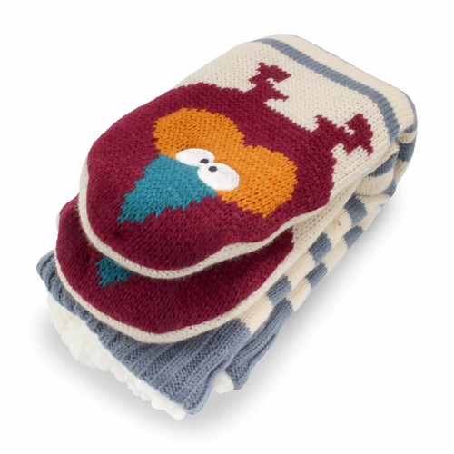 Women's Animal Thermal Fleece Warm Cozy Fuzzy Crew Cabin Indoor Outdoor Socks - Picture 5 of 25