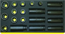 Stahlwille SET: SOCKETS 1/2 - EXTRA DEEP - 96...