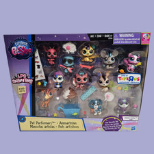 Hasbro Littlest Pet Shop Pet Performers LPS Showtime 11 Figures Collie Dog New