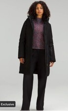 Lululemon Snow Warrior Parka Jacket Women Black Uk 16 Us 12 Brand New