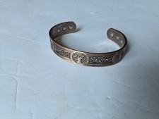 Copper Magnetic Bracelet , Designed, Arthritis Pain Therapy Energy Cuff , New
