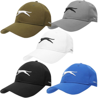 Slazenger Tech Cap  Kappe Mütze Basecap Schwarz Weiß Blau Grau Khaki neu