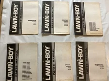 Lot Of 6 Lawn Boy Parts Manuals Scamp 4505A Supreme 4600 Supreme 8125 7072 4262