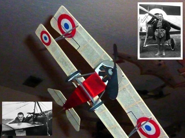 Comet Model Airplane Plans (FF): Nieuport 11 Scale 13-3/8" Wingspan RP'ed - Image 4 of 4