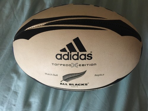 Adidas Rugby IVECO Torpedo X-Ebition Match Ball Replica A020108 WHT Blue Size 5