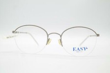 Vintage Easy 8562 Silver Half-Rim Glasses Eyeglass Frame NOS