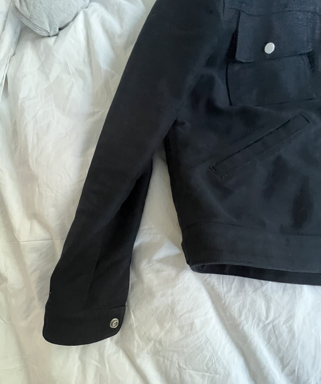 Sandro jacket peacoat medium - image 6