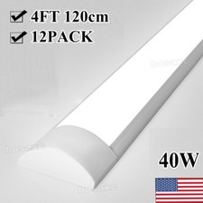12 PACK 4FT LED SHOP LIGHT 6500K Daylight Fixture LED Ceiling Lights Garage Lamp