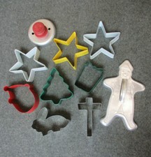 Metal Cookie Cutters Lot of 10