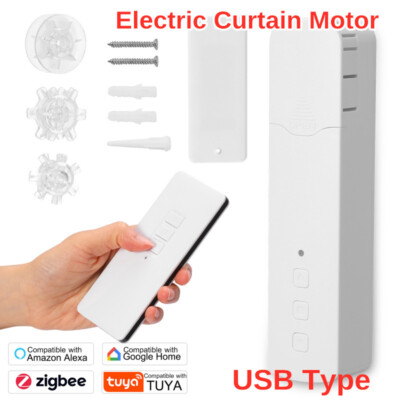 TUYA ZigBee Smart Electric Curtain Motor APP Control Chain Roller Blinds