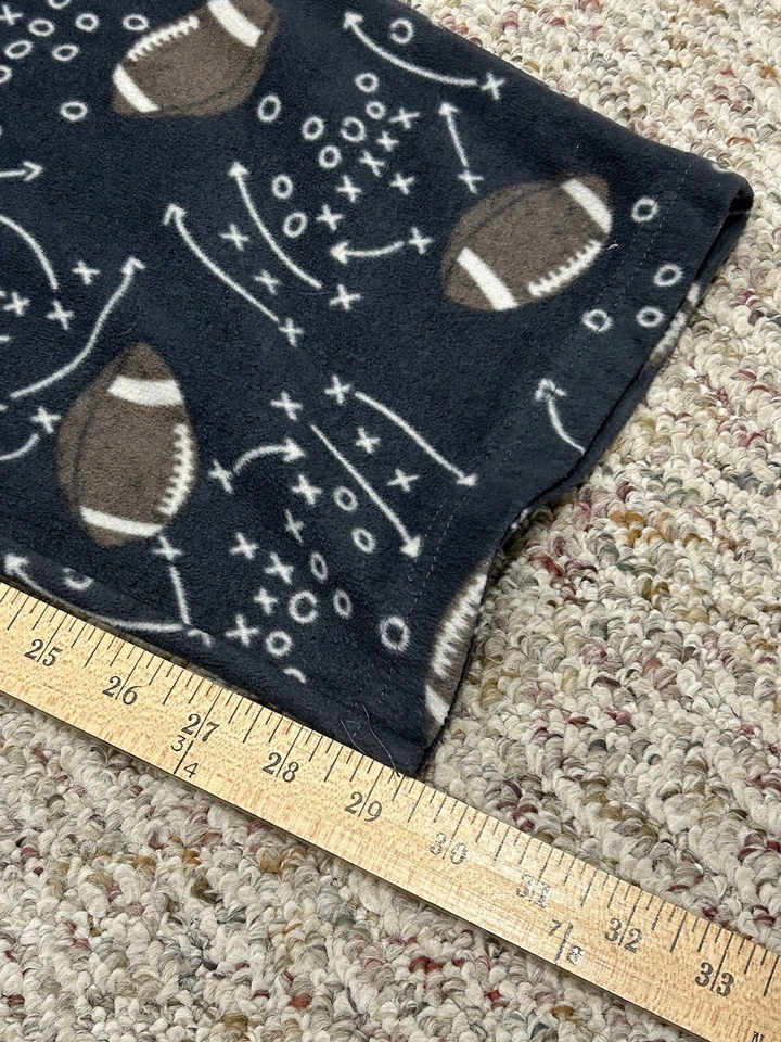 John Bartlett Hombres XXL Polar Pijama Pantalones de Salón Fútbol Tema Gris Carbón Foto 3 de 4