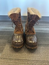 Sorel Boots Mens 9 Kaufman Winter Lined Made in USA Snow Steel Shank Warm