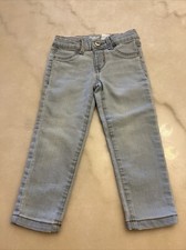 OSHKOSH girls Light Denim Adjustable Waist. SKINNY Jeans 2T