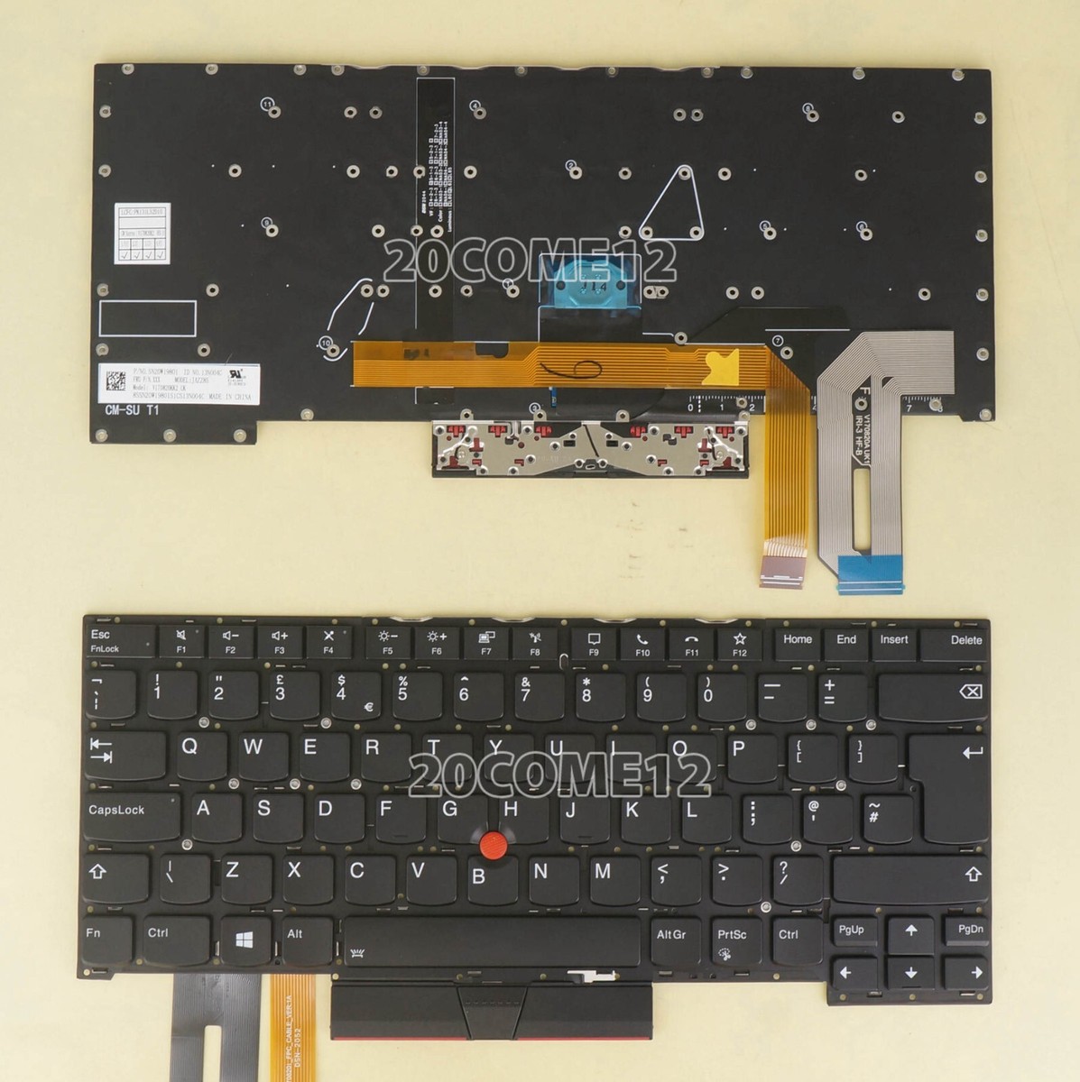 For Lenovo Thinkpad T14s Gen 1 2020 (20T0 20T1 20UH 20UJ) Keyboard