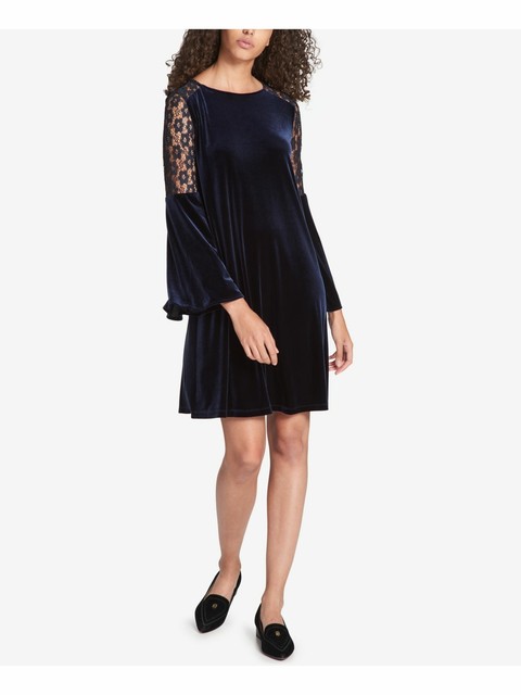 tommy hilfiger velvet dress