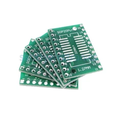 100PCS SOP20 SSOP20 TSSOP20 To DIP20 0.65/1.27mm IC Adapter PCB Board