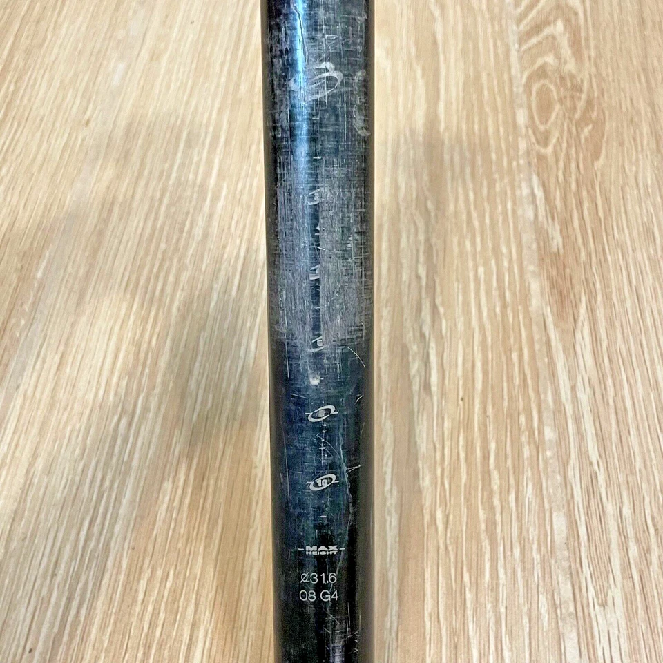 Винтажный велосипедный подседельный штырь из сплава Syncros 31,6 мм x 450 мм для горного велосипеда - Изображение 4 из 4